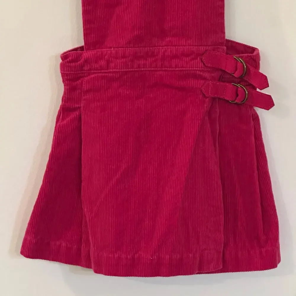 Ralph Lauren Hot Pink Cord Skirt Romper sz 24m